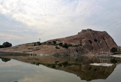 Namakkal Fort under a blue sky