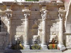 Rimondi Fountain in Rethymno, Crete, Greece