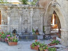 Rimondi Fountain in Rethymnon, Crete