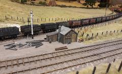 Platelayers hut and coal train at Pendon Museum