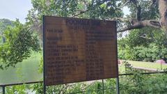 Name board of Poomala Dam