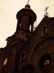 San Sebastian Cathedral bell tower close-up