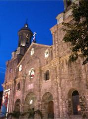 San Sebastian Cathedral in Bacolod City at night