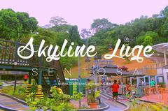 Sentosa Luge and Skyride title card in Singapore