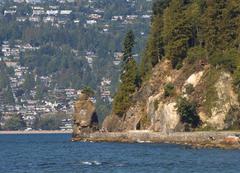 Siwash Rock in Stanley Park