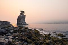 Siwash Rock in Stanley Park