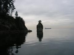 Siwash Rock in Vancouver's Stanley Park