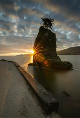 Siwash Rock in Stanley Park