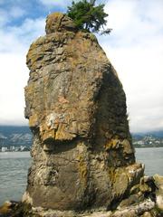 Siwash Rock in Stanley Park, Vancouver, British Columbia