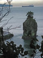 Siwash Rock in Stanley Park, Vancouver