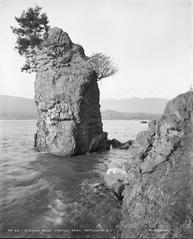 Siwash Rock in Stanley Park, Vancouver, 1912