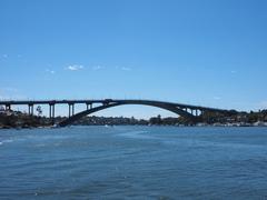 West side of Gladesville Bridge viewed from Paramatta River