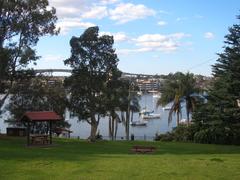 Chiswick Chambers Park with Gladesville Bridge in the background