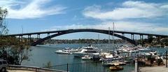 Gladesville Bridge in Sydney, Australia