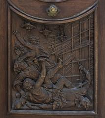 Main door panel of Asam Church in Munich