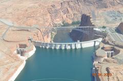 Glen Canyon Dam on the Colorado River in Arizona