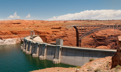 Glen Canyon Dam in the United States