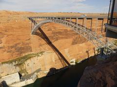 Glen Canyon Bridge in Arizona on June 12, 2022