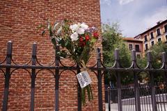 Plaza del Dos de Mayo in Madrid on June 2, 2020