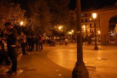 Plaza dos de Mayo in Malasaña, Madrid