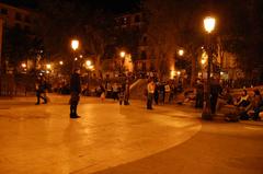 Plaza dos de Mayo in Malasaña, Madrid