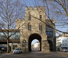 Hahnentorburg from the east at Rudolfplatz in Cologne