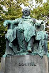 Johann Wolfgang von Goethe statue in Vienna, Austria