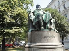 Goethe statue in Vienna