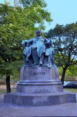 Statue of Johann Wolfgang von Goethe in bronze