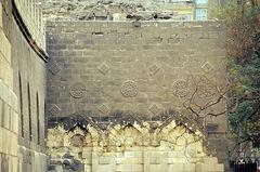 Side-wall decoration of the Mosque of Baybars I in Cairo