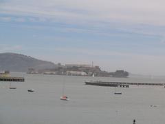 Alcatraz Island viewed from San Francisco Maritime National Historical Park