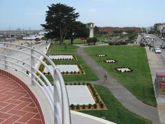 Bleachers at Aquatic Park in San Francisco Maritime National Historical Park