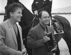 Don Johnson and Cheech Marin from Nash Bridges in Aquatic Park