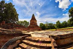 ancient temple ruins of Wiang Kum Kam with surrounding greenery