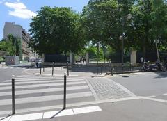 Place Jacques-Debu-Bridel in front of Parc Montsouris in Paris