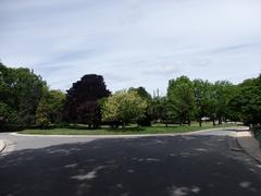 Parc Montsouris in Paris with people enjoying a sunny day