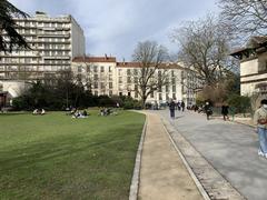 Parc Montsouris in Paris on a sunny day