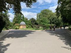 Parc Montsouris in Paris during summer