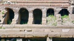 ancient temple ruins with stone columns