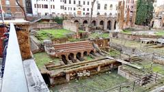 Ancient Temple C of Feronia from 4th-3rd century BC