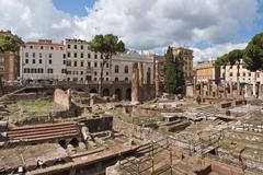 Largo di Torre Argentina in Rome, Italy