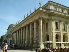 cityscape of Bordeaux with classical architecture and the Garonne River, taken in July 2012