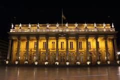 Panoramic view of Bordeaux with the Garonne River