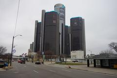 Renaissance Center in Detroit, Michigan