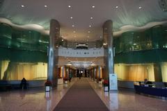 Interior of the Renaissance Center in Detroit