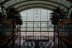 interior of the Renaissance Center in Detroit