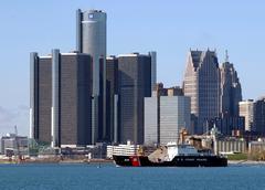 GM headquarters skyscrapers in Detroit