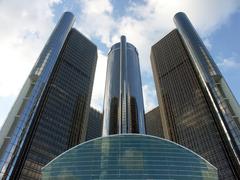 Detroit Renaissance Center skyline