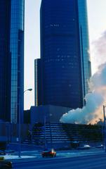 Detroit Renaissance Center and Hyatt Regency skyscrapers