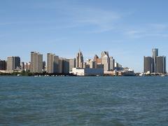 Detroit skyline in 2005